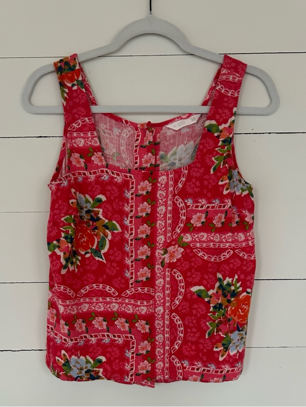 Lauren Conrad Salmon Colored Airy Tank Top Size Small